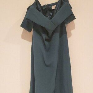 Revelry Size 20 Emerald Crepe Bridesmaid dress